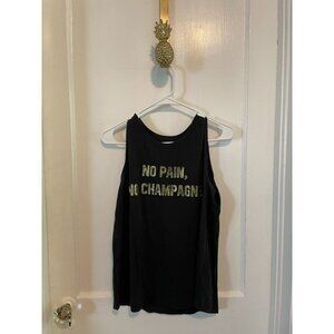 Fashion Inspire Train F.I.T Women's size Medium No Pain No Champagne Tanktop